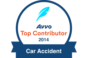 Avvo Top Contributor 2014 Car Accident